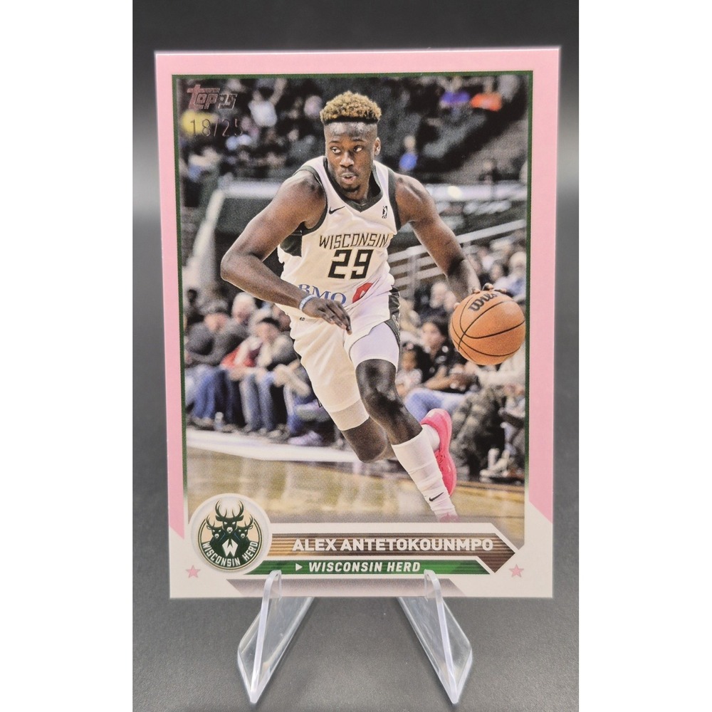 2024 Topps Alex Antetokounmpo #99 Pink /25 Wisconsin Herd Parallel Serial 18/25